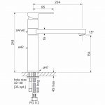 Zeos Sink Mixer dimensions image