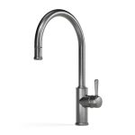Cascade Sink Mixer Curve Pull Out in Brushed Graphite