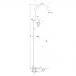 Cascade Dual Shower 900 dimensions image