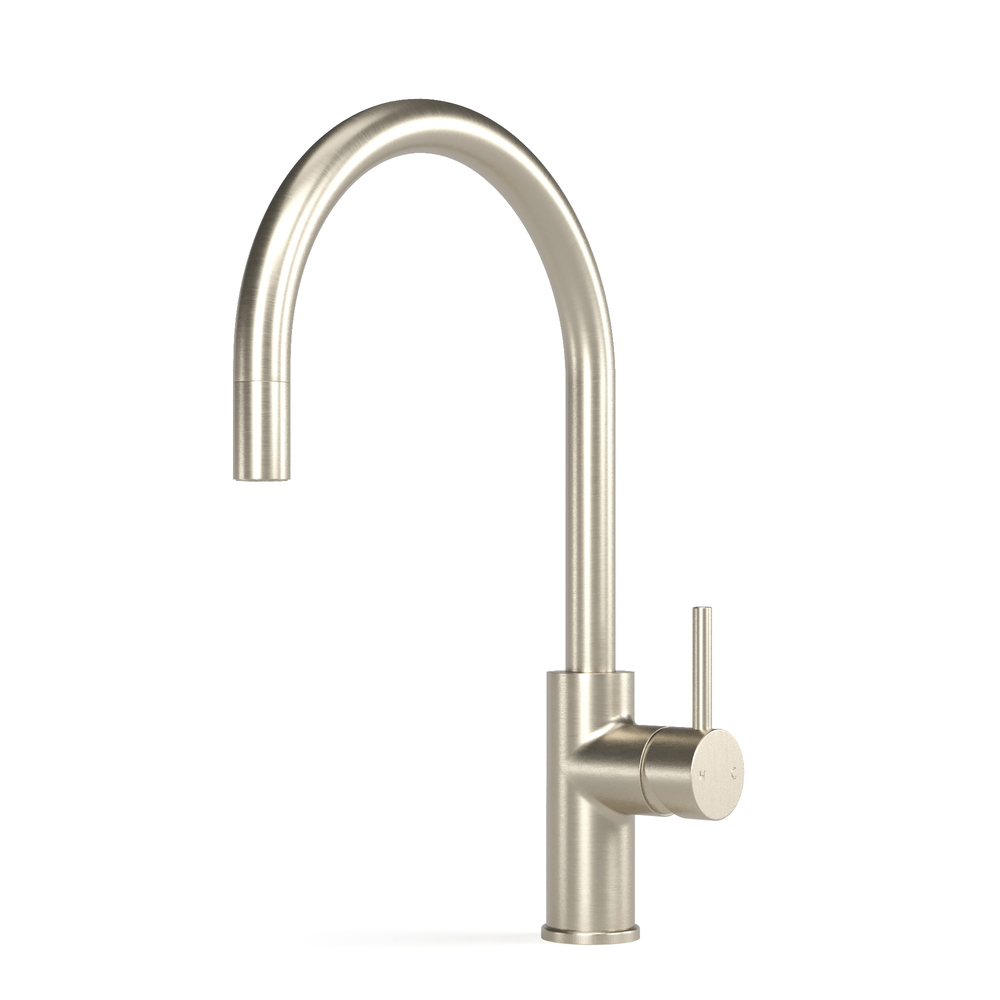 Pegasi M Sink Mixer Curve Pull Out in Brushed New Nickel