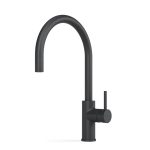 Pegasi M Sink Mixer Curve Pull Out in Switzrok Matte Black