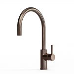 Pegasi M Sink Mixer Curve Pull Out in Armada Bronze