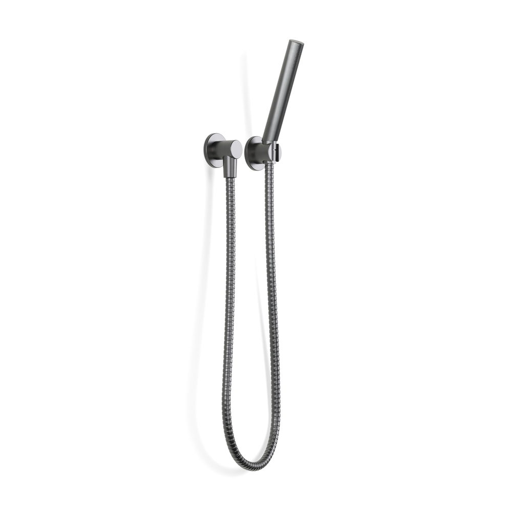 Pegasi Hand Shower on Hook, Micro in Brushed Graphite