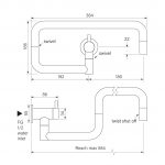 Pegasi Pot Filler Wall dimensions image