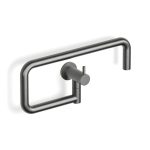 Pegasi Pot Filler Wall in Brushed Graphite