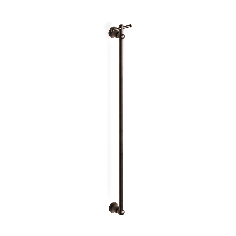 Cascade Vertical Heated Towel Rail w TBar in Armada Bronze