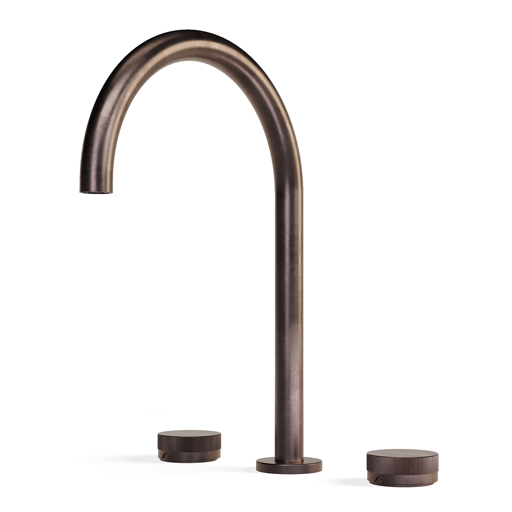 Zero Fluted Sink Set in Armada Bronze