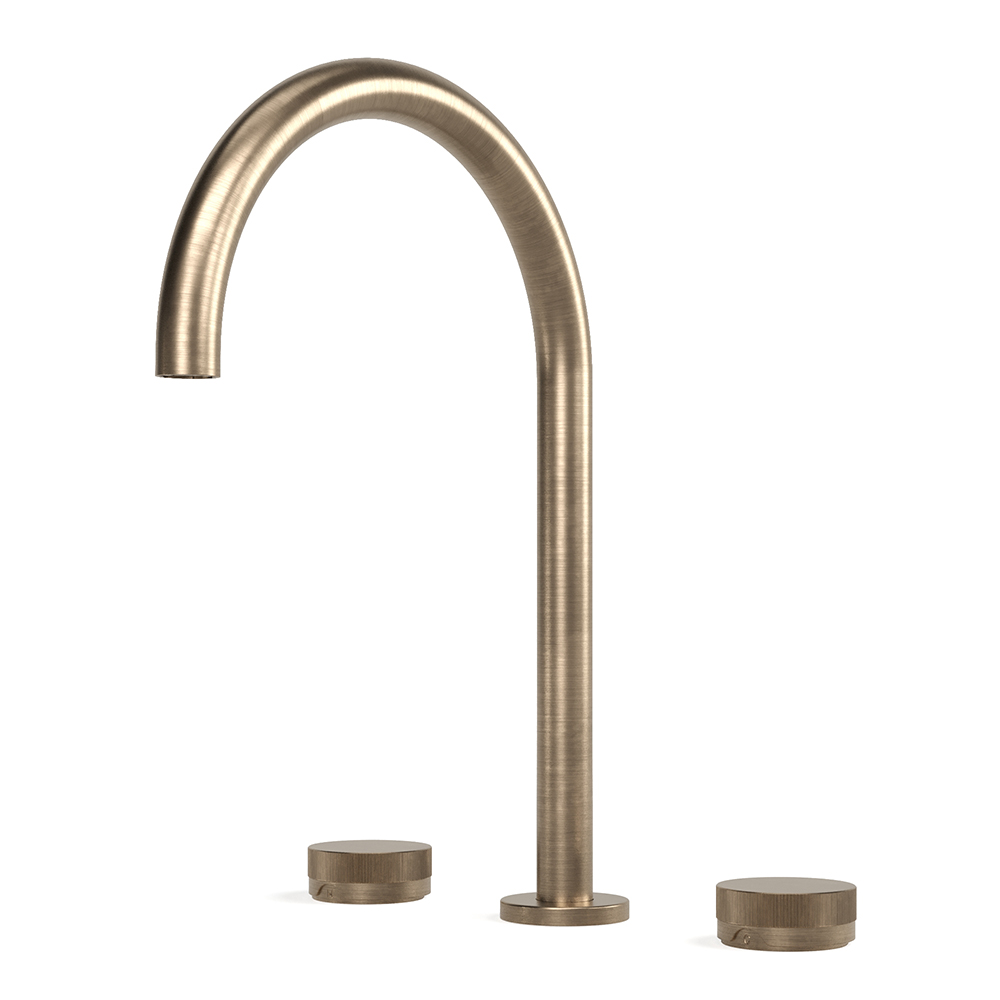 Zero Fluted Sink Set in Discovery Bronze