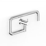 Pegasi Pot Filler Wall in Chrome