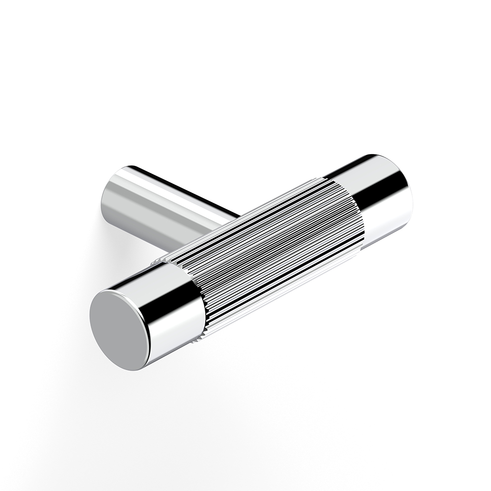T Bar Pull Centre Flute in Chrome